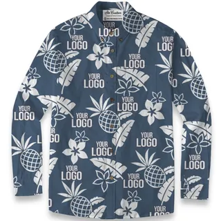 Midnight Tropic – Premium Cotton Long Sleeve Shirt