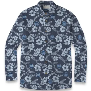 Ste™ Botanical Heritage Custom Premium Hawaiian LS Shirt