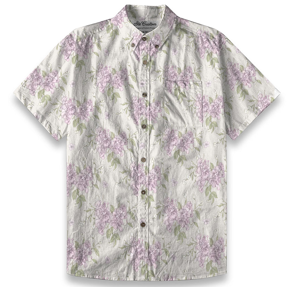 Ste™ Signature Floral Premium Bottom Down Shirt Ste™ Signature Floral Premium Bottom Down Shirt