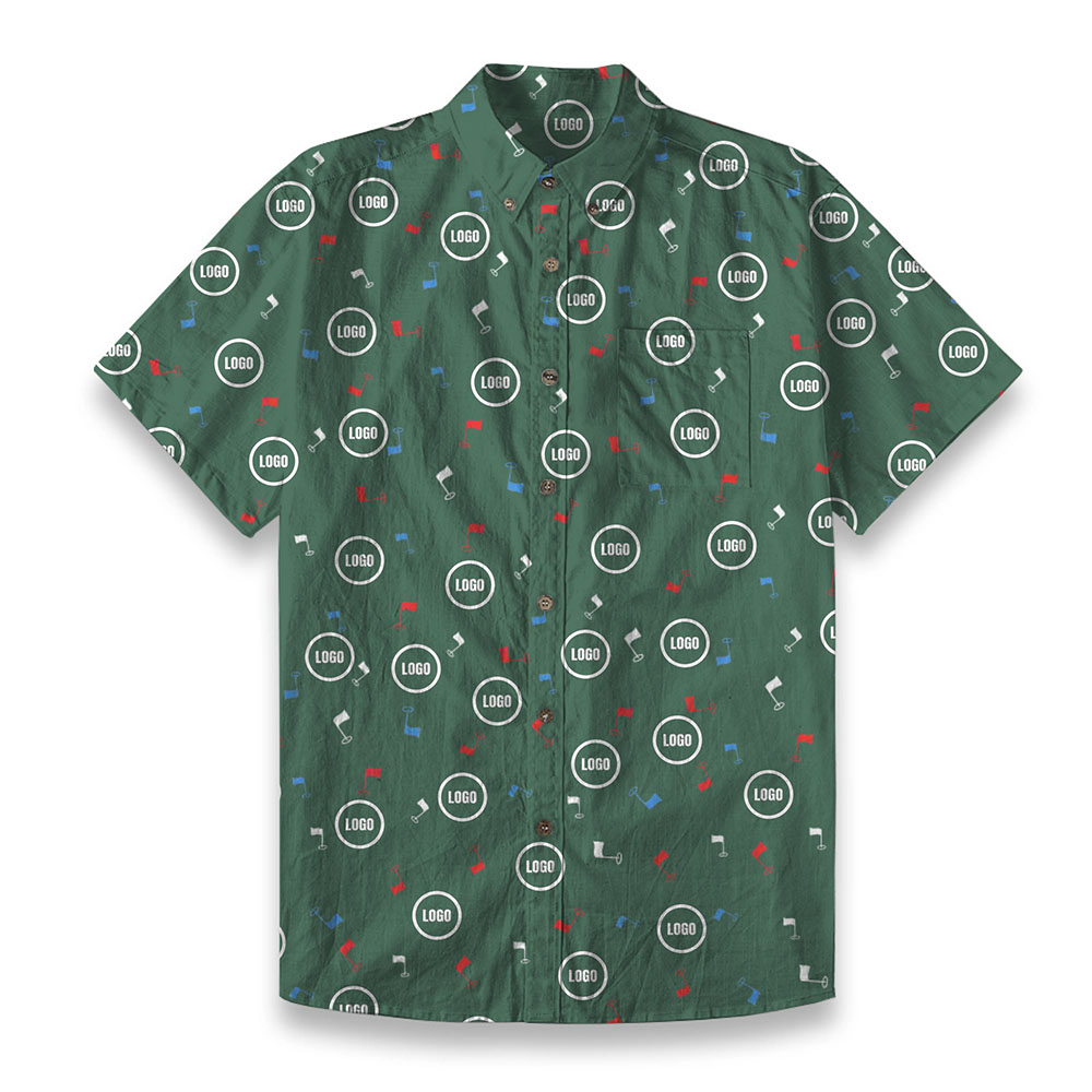 Custom Golfer Men's Hawaiian Premium Shirt