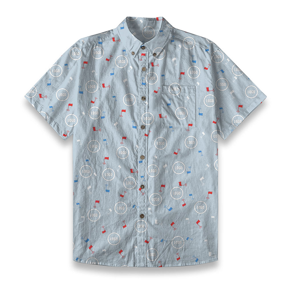 Custom Golfer Men's Hawaiian Premium Shirt