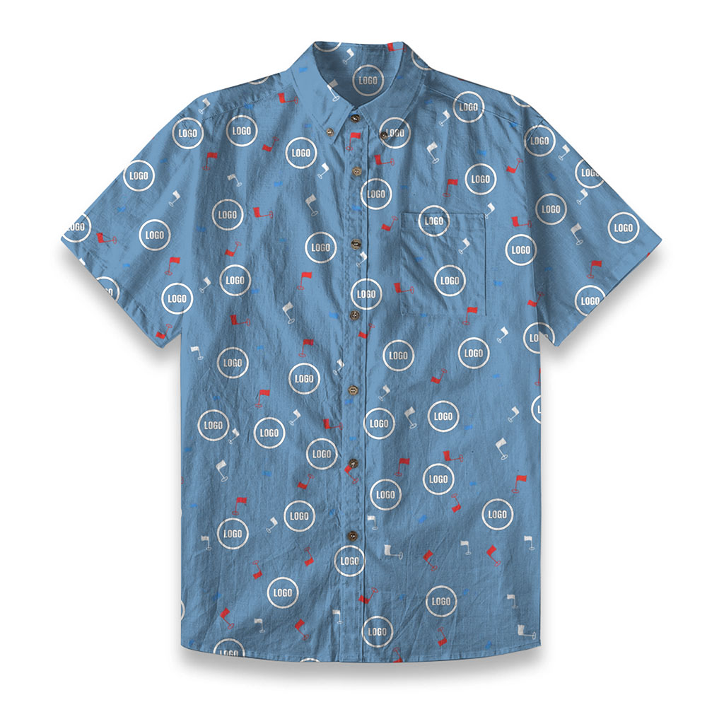 Custom Golfer Men's Hawaiian Premium Shirt