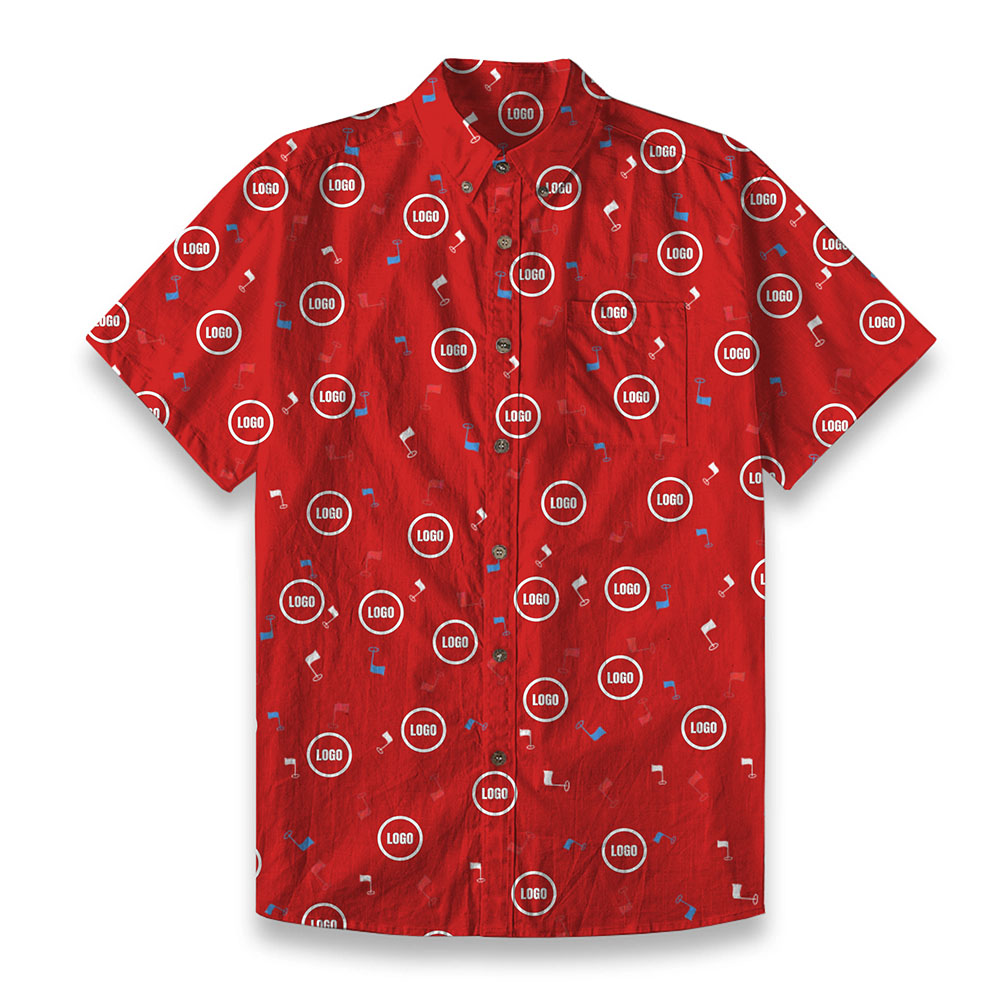 Custom Golfer Men's Hawaiian Premium Shirt
