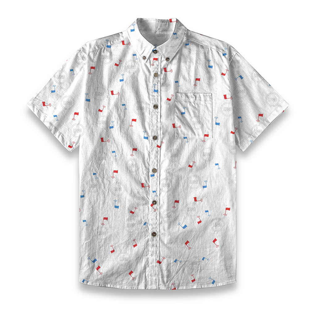 Custom Golfer Men's Hawaiian Premium Shirt