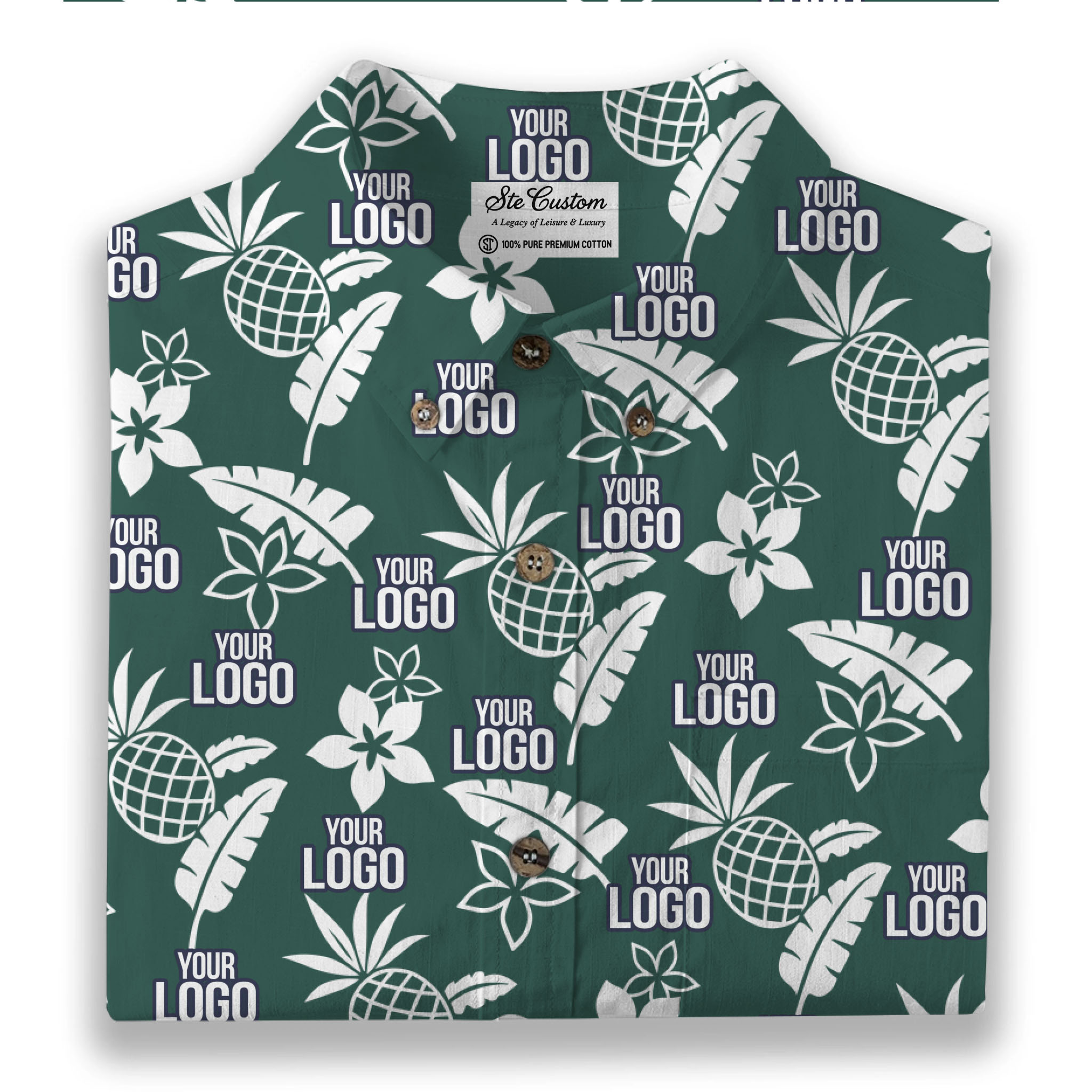 Midnight Tropic – Premium Cotton Long Sleeve Shirt Midnight Tropic – Premium Cotton Long Sleeve Shirt