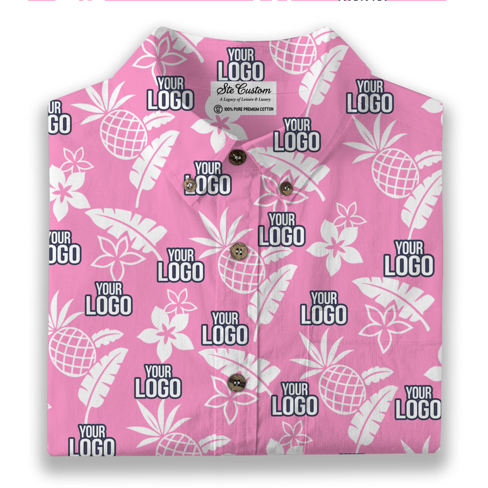 Midnight Tropic – Premium Cotton Long Sleeve Shirt Midnight Tropic – Premium Cotton Long Sleeve Shirt