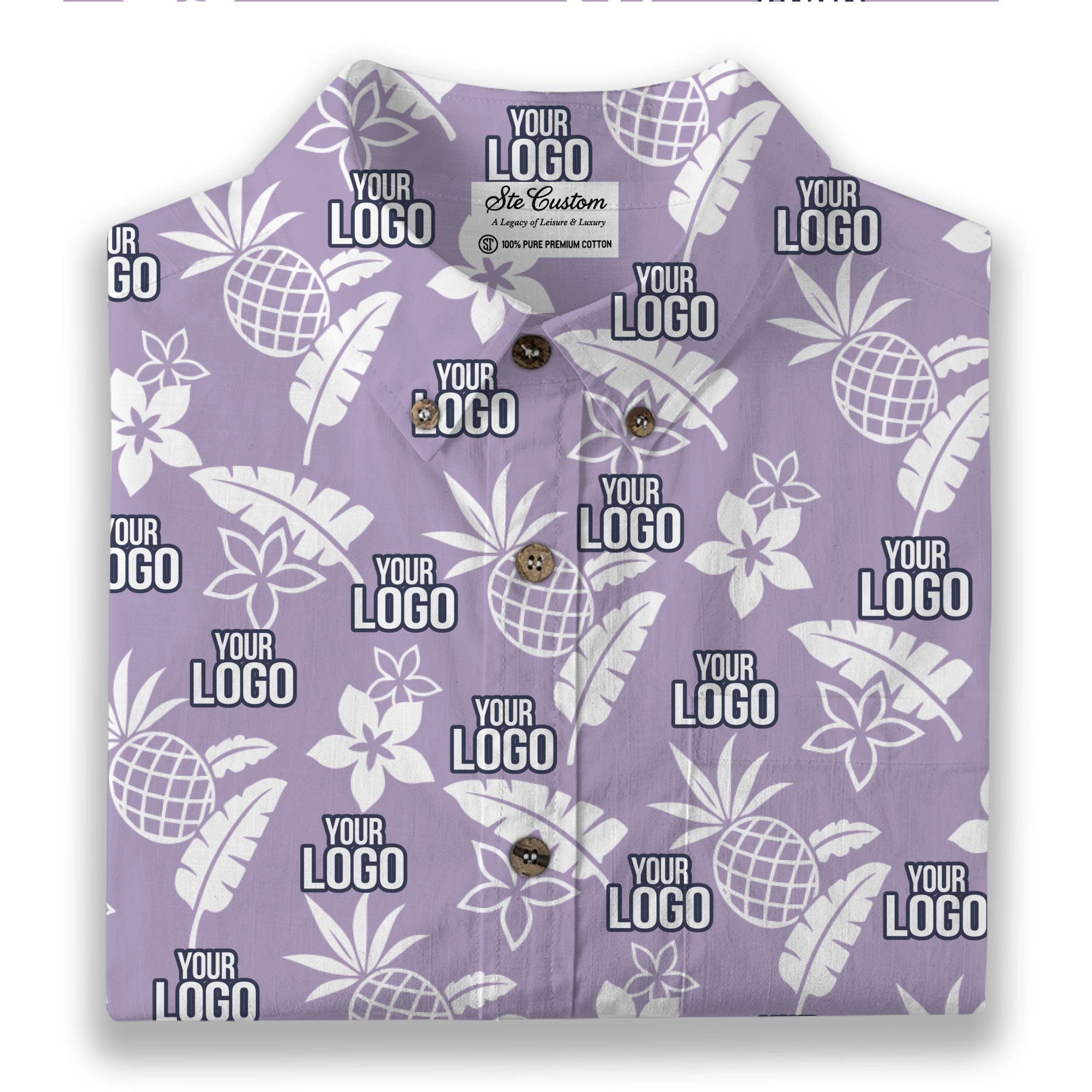 Midnight Tropic – Premium Cotton Long Sleeve Shirt Midnight Tropic – Premium Cotton Long Sleeve Shirt