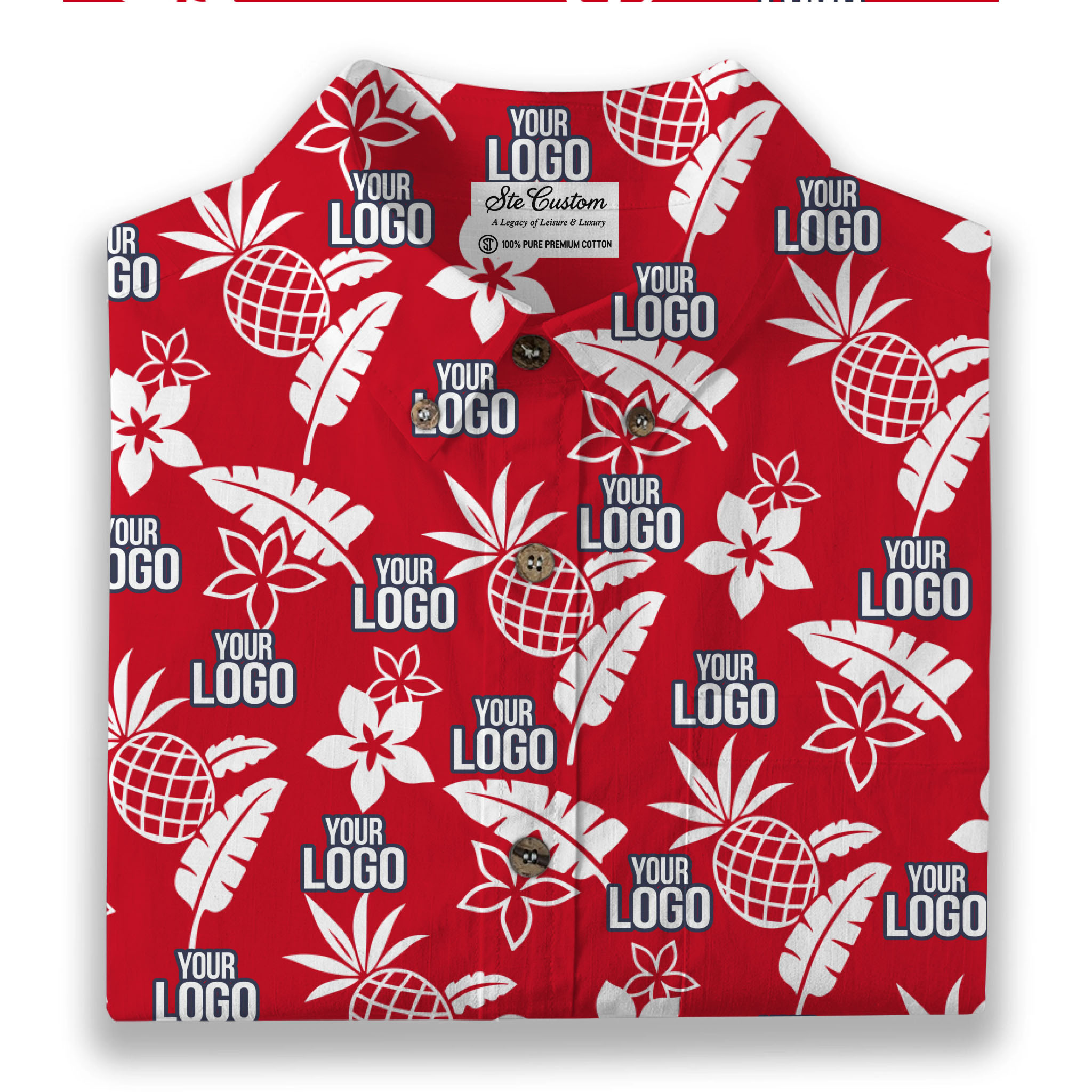 Midnight Tropic – Premium Cotton Long Sleeve Shirt Midnight Tropic – Premium Cotton Long Sleeve Shirt