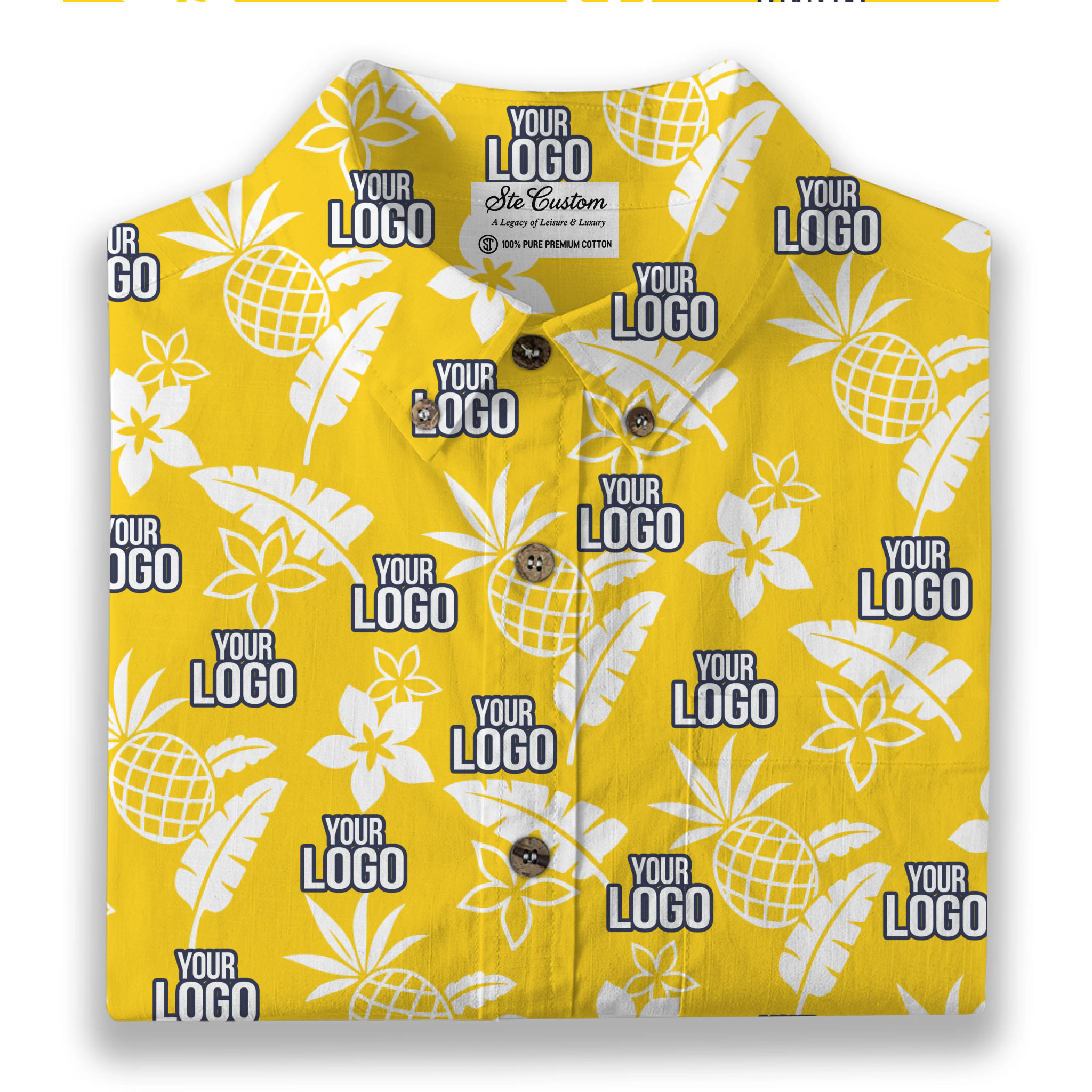 Midnight Tropic – Premium Cotton Long Sleeve Shirt Midnight Tropic – Premium Cotton Long Sleeve Shirt