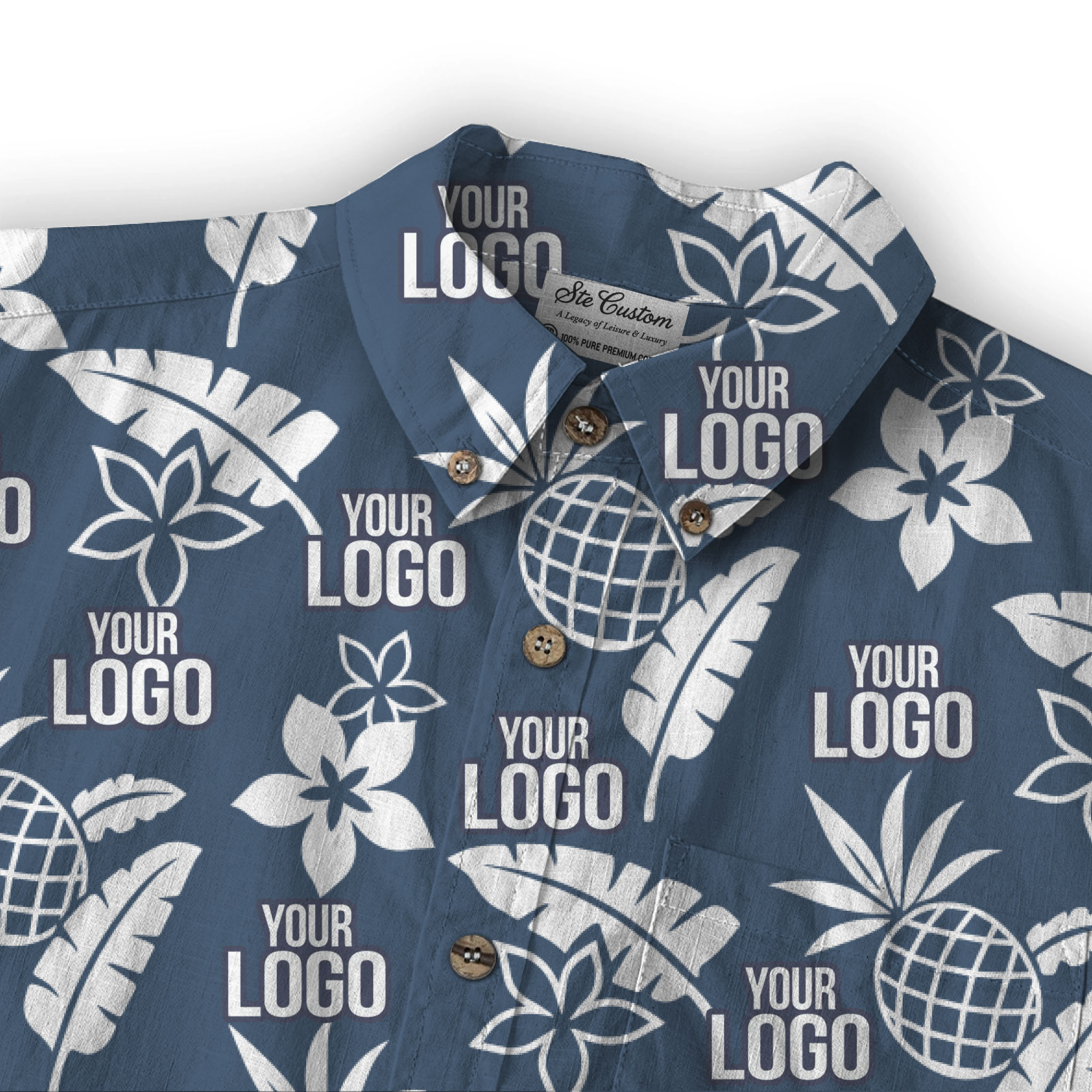 Midnight Tropic – Premium Cotton Long Sleeve Shirt Midnight Tropic – Premium Cotton Long Sleeve Shirt