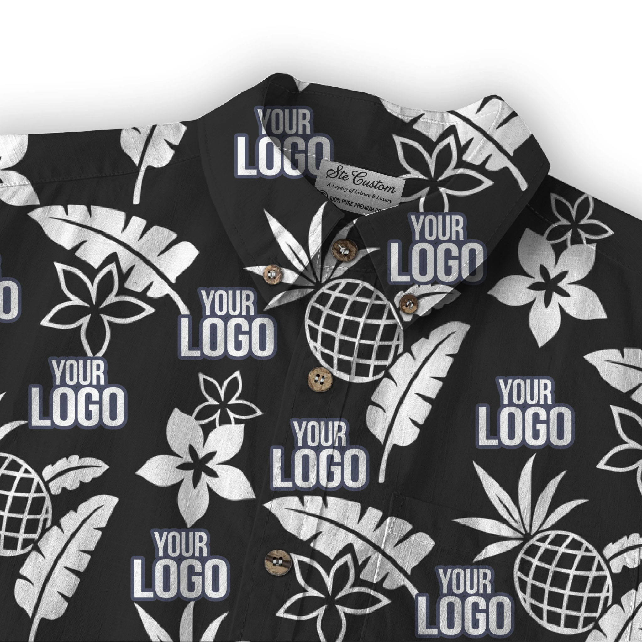 Midnight Tropic – Premium Cotton Long Sleeve Shirt Midnight Tropic – Premium Cotton Long Sleeve Shirt