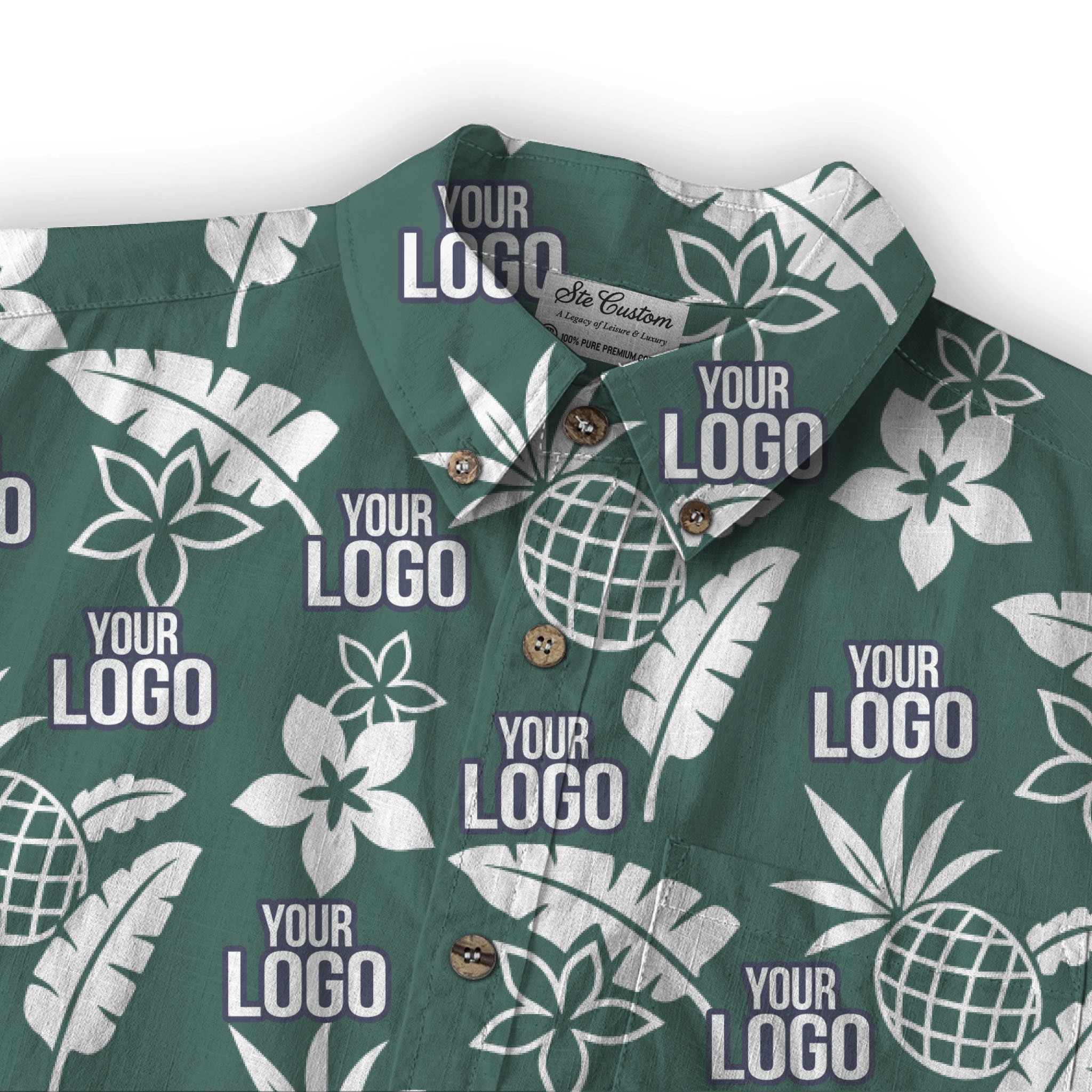 Midnight Tropic – Premium Cotton Long Sleeve Shirt Midnight Tropic – Premium Cotton Long Sleeve Shirt