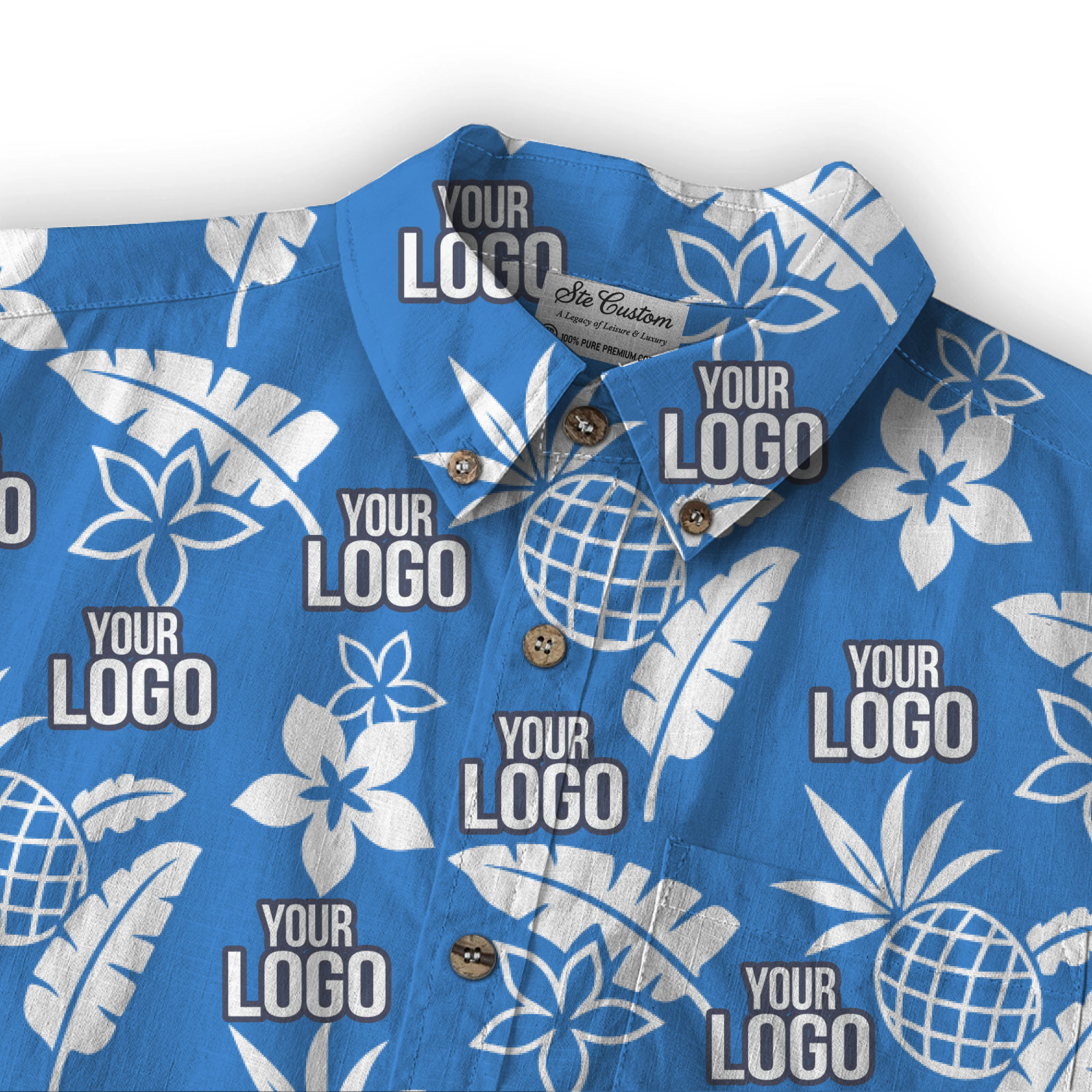 Midnight Tropic – Premium Cotton Long Sleeve Shirt Midnight Tropic – Premium Cotton Long Sleeve Shirt
