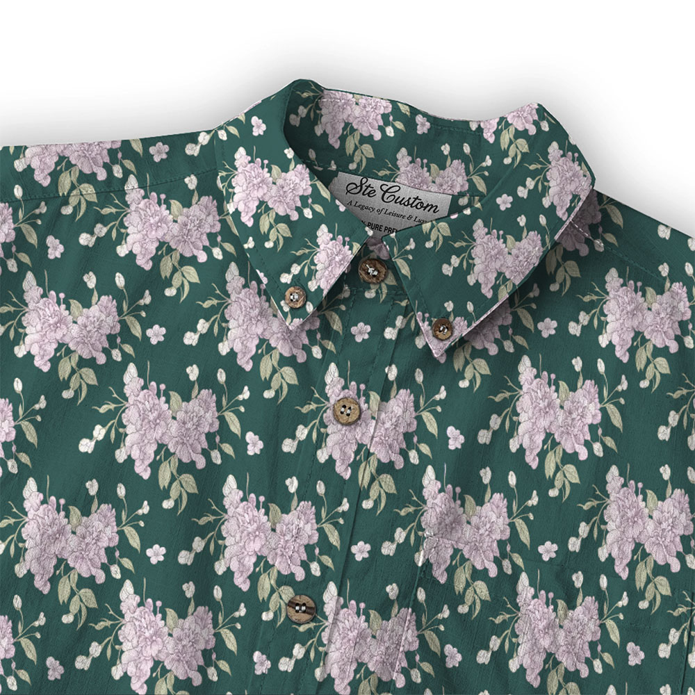 Ste™ Signature Floral Premium Bottom Down Shirt Ste™ Signature Floral Premium Bottom Down Shirt