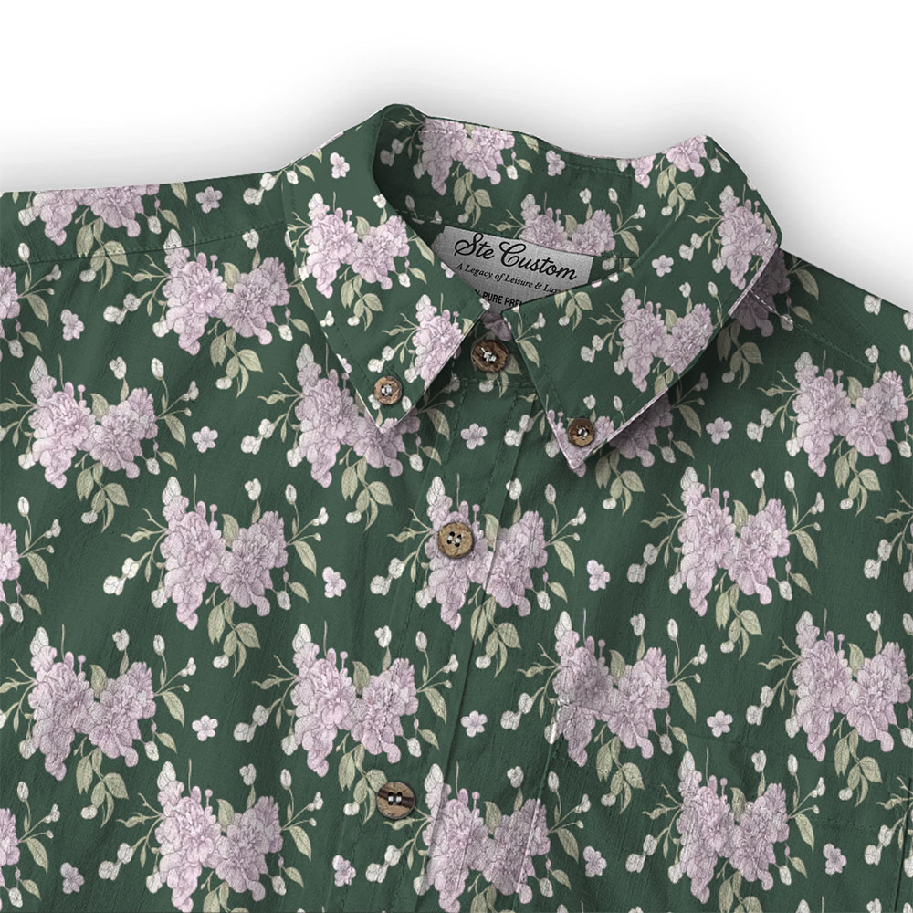 Ste™ Signature Floral Premium Bottom Down Shirt Ste™ Signature Floral Premium Bottom Down Shirt