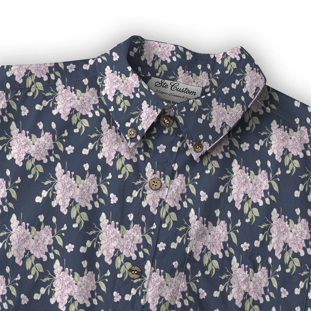Ste™ Signature Floral Premium Bottom Down Shirt Ste™ Signature Floral Premium Bottom Down Shirt