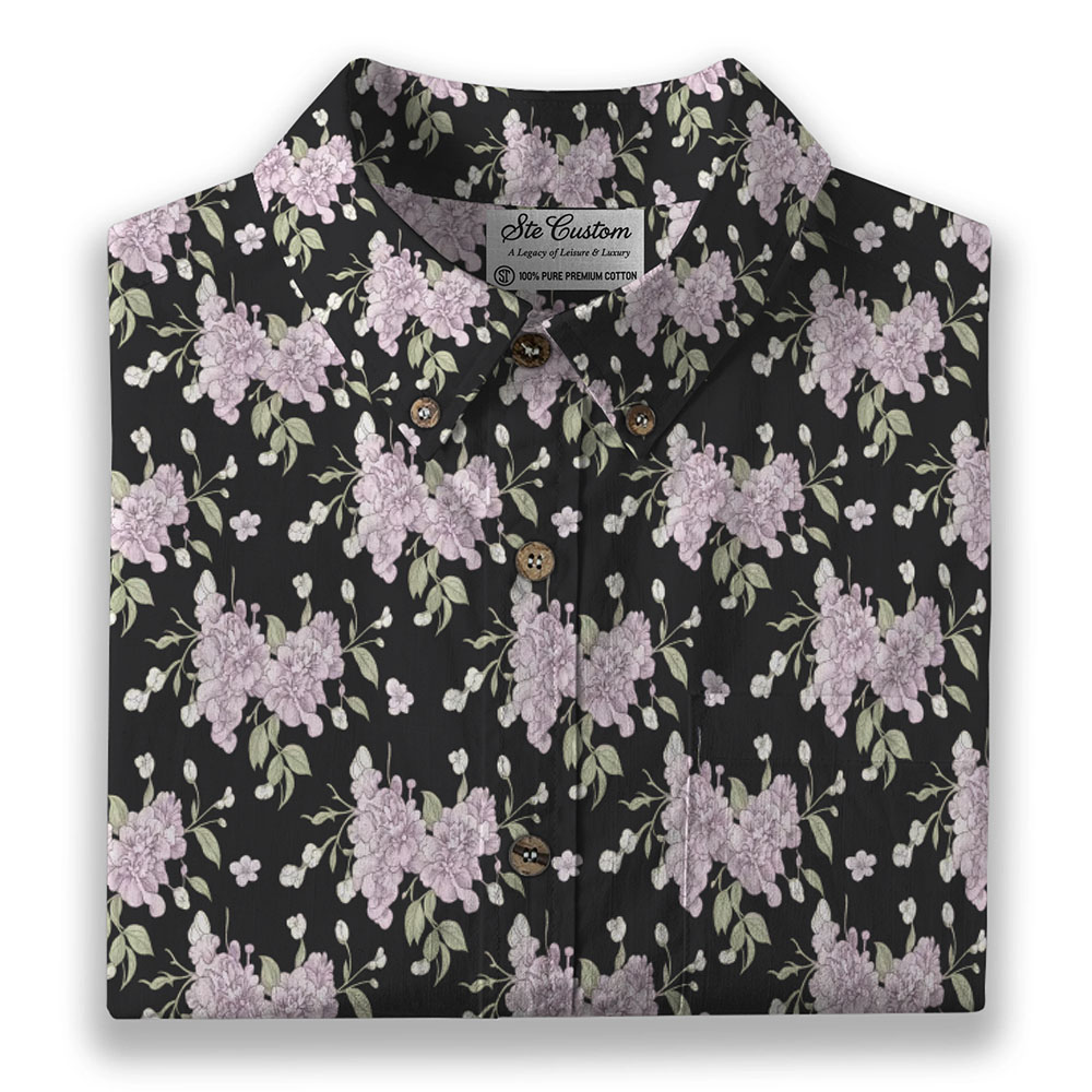 Ste™ Signature Floral Premium Bottom Down Shirt Ste™ Signature Floral Premium Bottom Down Shirt