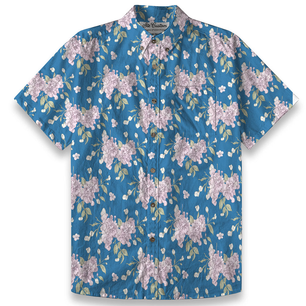 Ste™ Signature Floral Premium Bottom Down Shirt Ste™ Signature Floral Premium Bottom Down Shirt