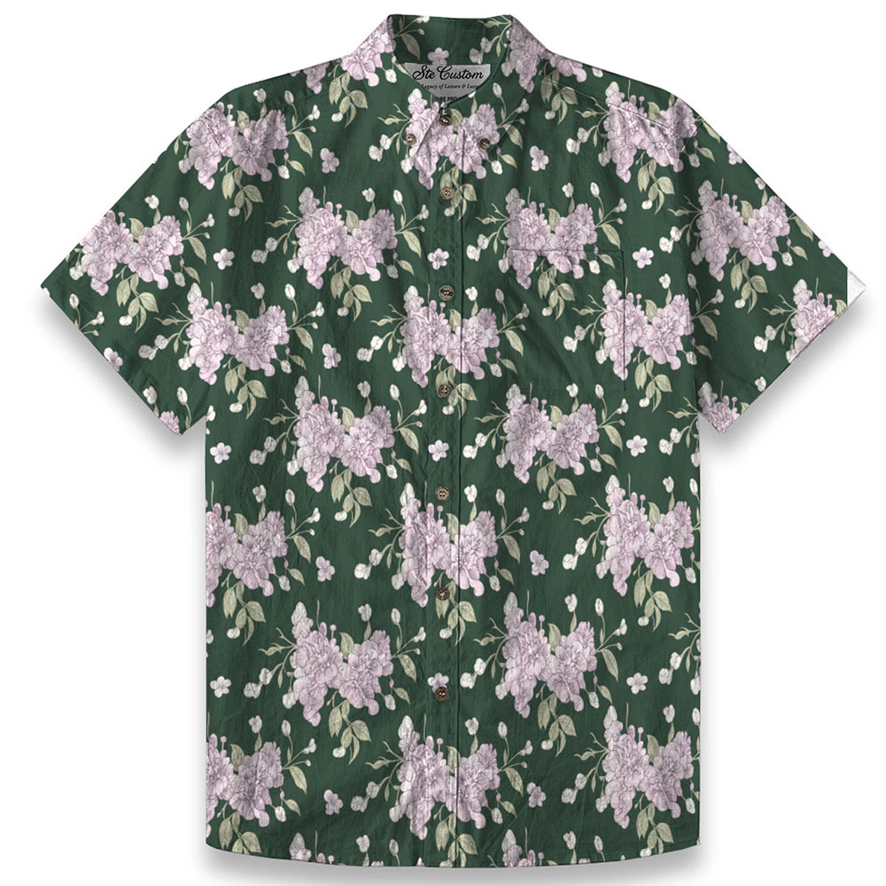 Ste™ Signature Floral Premium Bottom Down Shirt Ste™ Signature Floral Premium Bottom Down Shirt