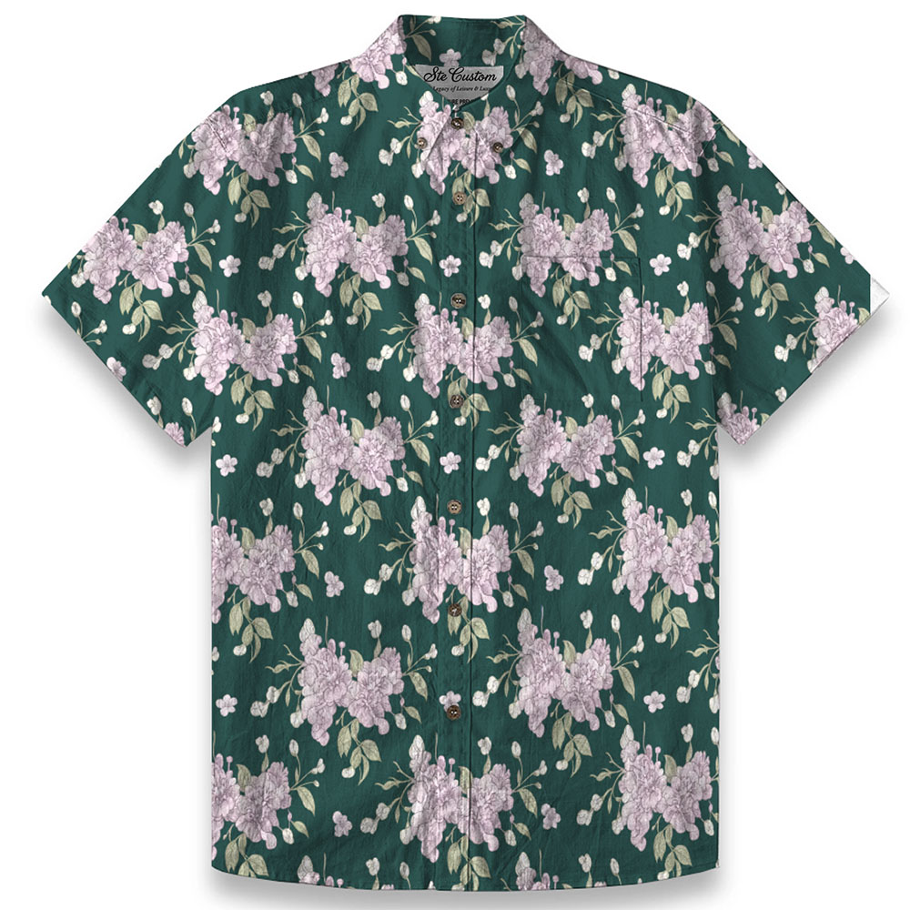 Ste™ Signature Floral Premium Bottom Down Shirt Ste™ Signature Floral Premium Bottom Down Shirt