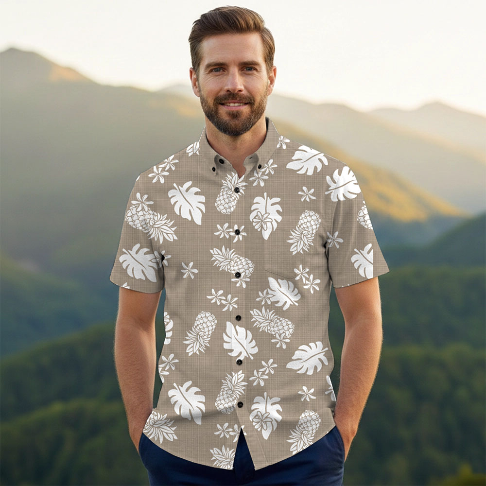 Ste™ Signature Pineapple Premium Hawaiian Shirt Ste™ Signature Pineapple Premium Hawaiian Shirt