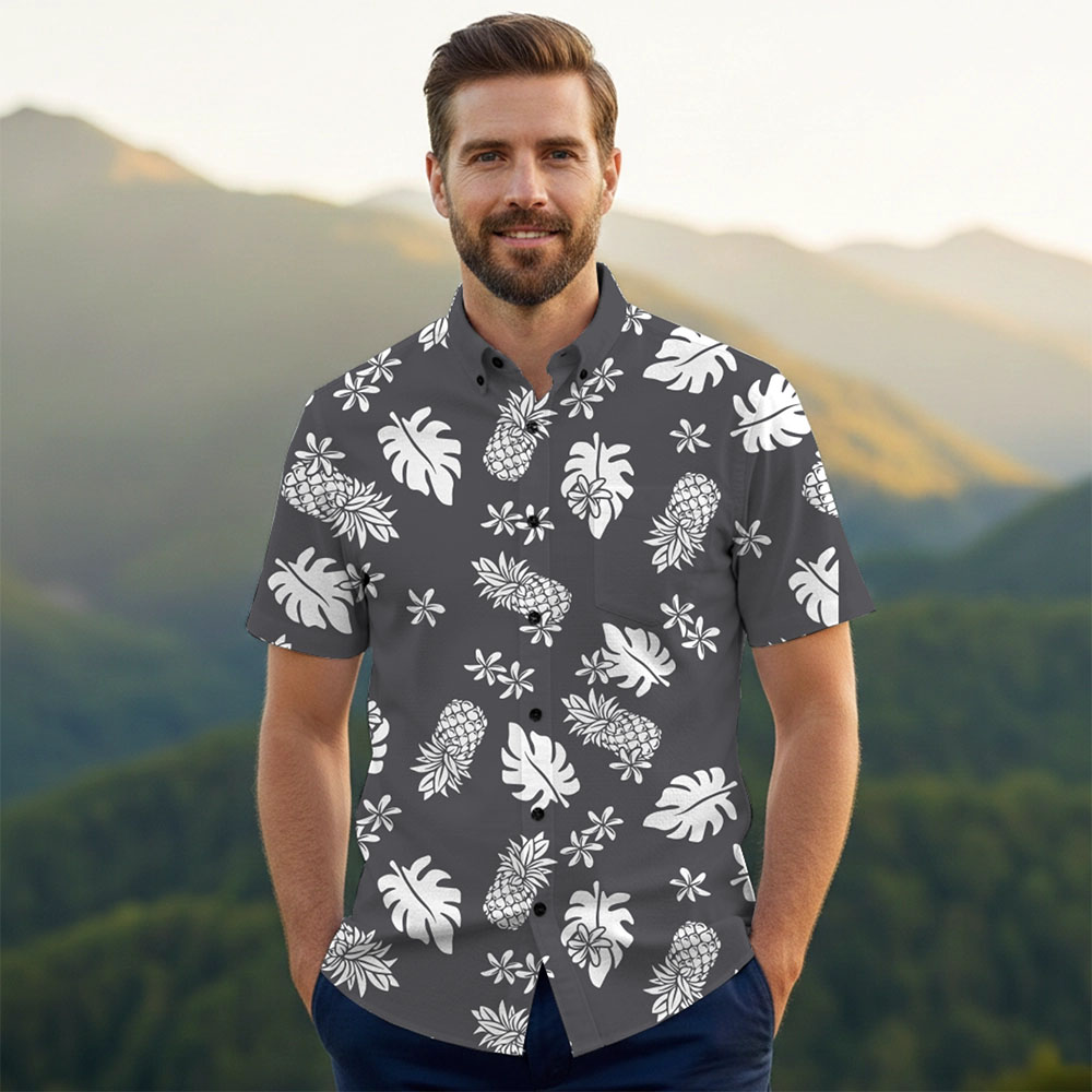 Ste™ Signature Pineapple Premium Hawaiian Shirt Ste™ Signature Pineapple Premium Hawaiian Shirt