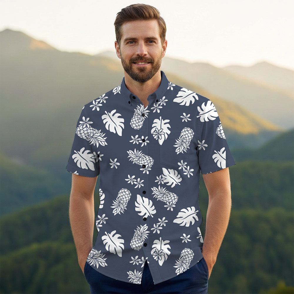 Ste™ Signature Pineapple Premium Hawaiian Shirt Ste™ Signature Pineapple Premium Hawaiian Shirt