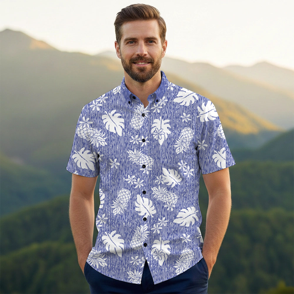 Ste™ Signature Pineapple Premium Hawaiian Shirt Ste™ Signature Pineapple Premium Hawaiian Shirt