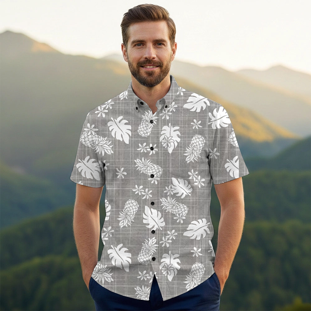 Ste™ Signature Pineapple Premium Hawaiian Shirt Ste™ Signature Pineapple Premium Hawaiian Shirt