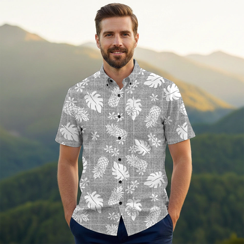 Ste™ Signature Pineapple Premium Hawaiian Shirt Ste™ Signature Pineapple Premium Hawaiian Shirt
