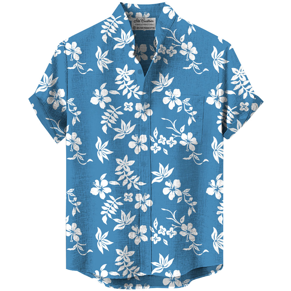 Ste™ Custom Logo Premium Stand Collar Shirt