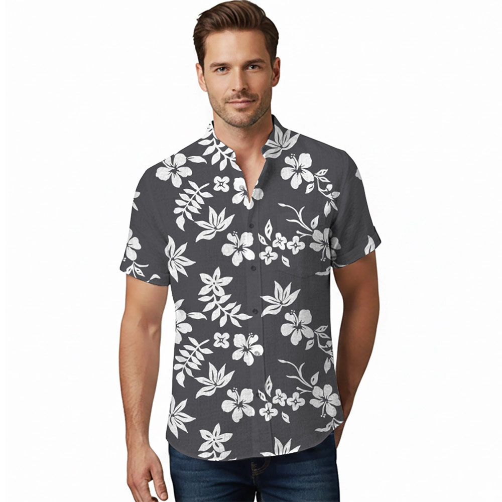 Ste™ Custom Logo Premium Stand Collar Shirt