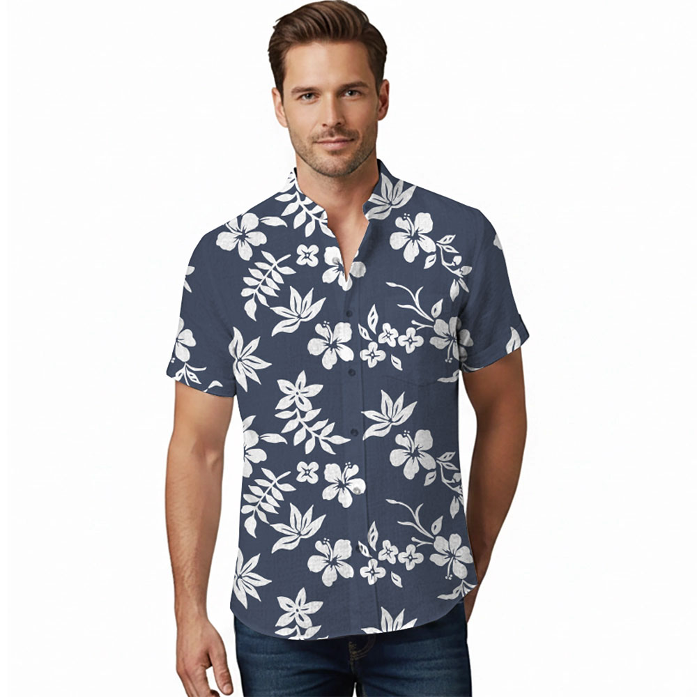 Ste™ Custom Logo Premium Stand Collar Shirt
