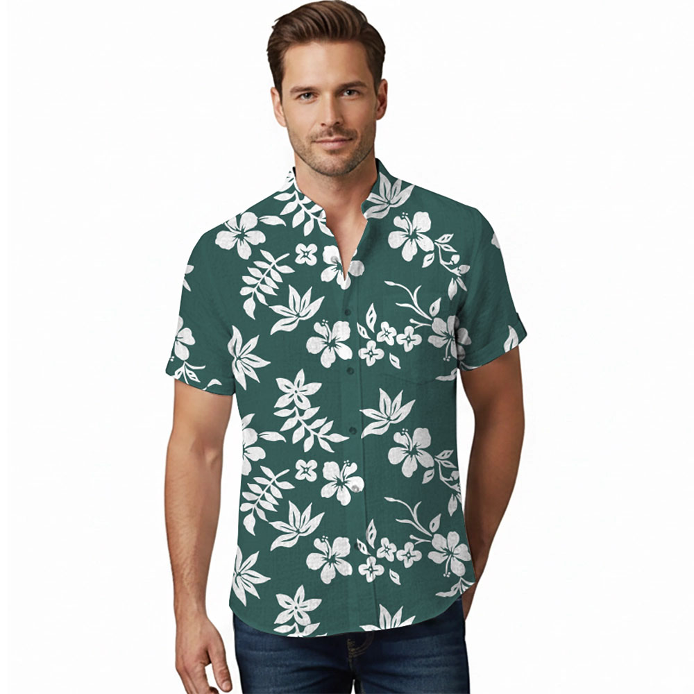 Ste™ Custom Logo Premium Stand Collar Shirt