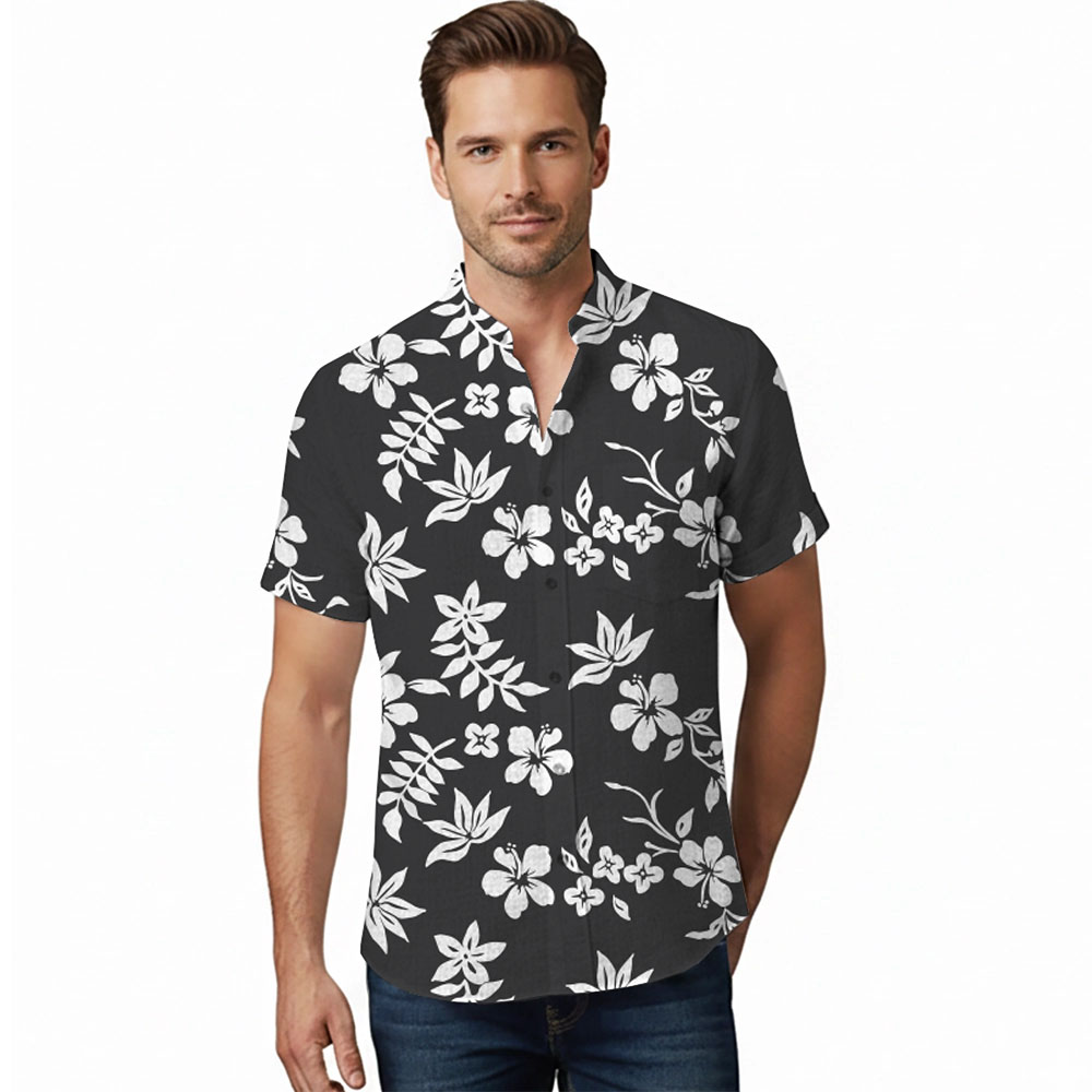Ste™ Custom Logo Premium Stand Collar Shirt