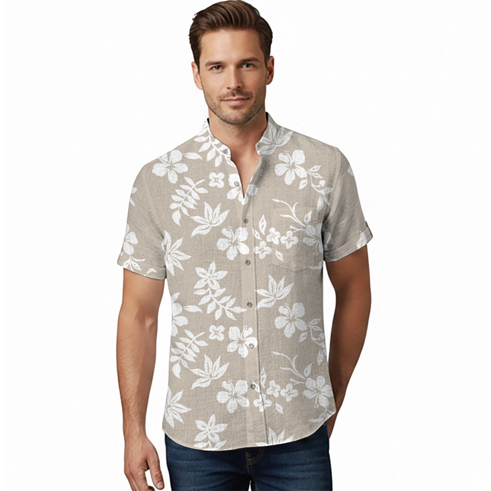 Ste™ Custom Logo Premium Stand Collar Shirt