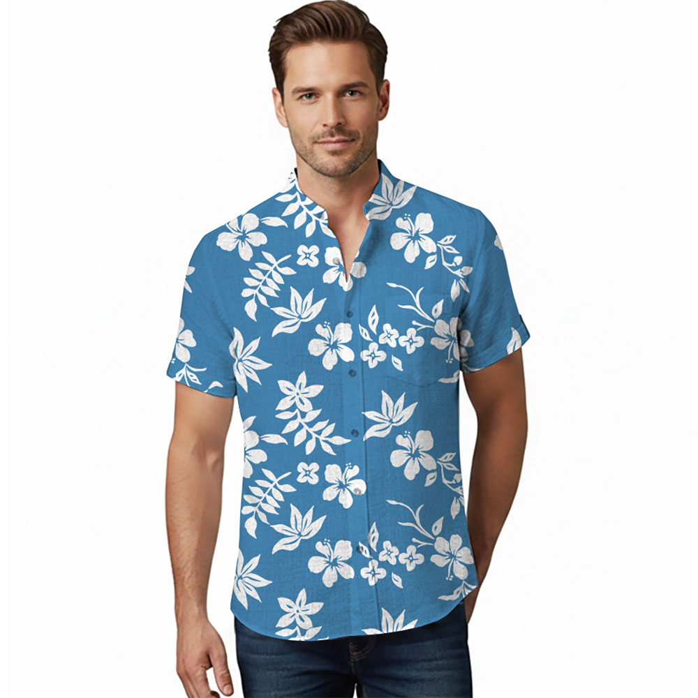 Ste™ Custom Logo Premium Stand Collar Shirt